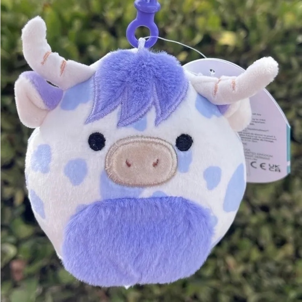 Conway Cow Squishmallow Clip